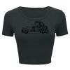 Ladies' Poly-Cotton Crop T-Shirt Thumbnail
