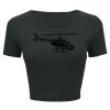 Ladies' Poly-Cotton Crop T-Shirt Thumbnail