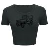 Ladies' Poly-Cotton Crop T-Shirt Thumbnail