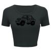 Ladies' Poly-Cotton Crop T-Shirt Thumbnail
