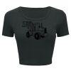 Ladies' Poly-Cotton Crop T-Shirt Thumbnail