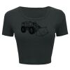 Ladies' Poly-Cotton Crop T-Shirt Thumbnail
