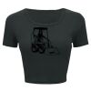 Ladies' Poly-Cotton Crop T-Shirt Thumbnail