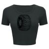 Ladies' Poly-Cotton Crop T-Shirt Thumbnail