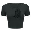 Ladies' Poly-Cotton Crop T-Shirt Thumbnail