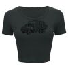 Ladies' Poly-Cotton Crop T-Shirt Thumbnail
