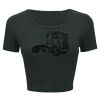 Ladies' Poly-Cotton Crop T-Shirt Thumbnail
