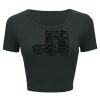 Ladies' Poly-Cotton Crop T-Shirt Thumbnail