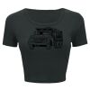 Ladies' Poly-Cotton Crop T-Shirt Thumbnail
