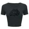 Ladies' Poly-Cotton Crop T-Shirt Thumbnail