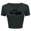 Ladies' Poly-Cotton Crop T-Shirt Thumbnail