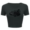 Ladies' Poly-Cotton Crop T-Shirt Thumbnail