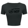 Ladies' Poly-Cotton Crop T-Shirt Thumbnail