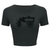 Ladies' Poly-Cotton Crop T-Shirt Thumbnail