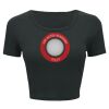 Ladies' Poly-Cotton Crop T-Shirt Thumbnail