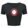 Ladies' Poly-Cotton Crop T-Shirt Thumbnail