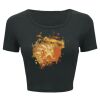 Ladies' Poly-Cotton Crop T-Shirt Thumbnail