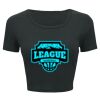 Ladies' Poly-Cotton Crop T-Shirt Thumbnail