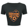 Ladies' Poly-Cotton Crop T-Shirt Thumbnail