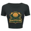 Ladies' Poly-Cotton Crop T-Shirt Thumbnail