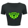 Ladies' Poly-Cotton Crop T-Shirt Thumbnail