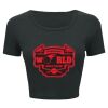 Ladies' Poly-Cotton Crop T-Shirt Thumbnail