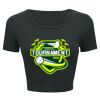 Ladies' Poly-Cotton Crop T-Shirt Thumbnail