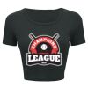 Ladies' Poly-Cotton Crop T-Shirt Thumbnail