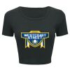 Ladies' Poly-Cotton Crop T-Shirt Thumbnail