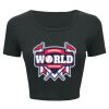 Ladies' Poly-Cotton Crop T-Shirt Thumbnail