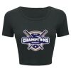 Ladies' Poly-Cotton Crop T-Shirt Thumbnail