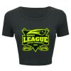 Ladies' Poly-Cotton Crop T-Shirt Thumbnail