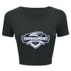 Ladies' Poly-Cotton Crop T-Shirt Thumbnail