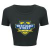 Ladies' Poly-Cotton Crop T-Shirt Thumbnail