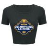 Ladies' Poly-Cotton Crop T-Shirt Thumbnail