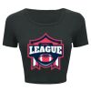 Ladies' Poly-Cotton Crop T-Shirt Thumbnail