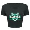 Ladies' Poly-Cotton Crop T-Shirt Thumbnail