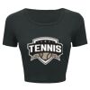 Ladies' Poly-Cotton Crop T-Shirt Thumbnail