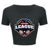 Ladies' Poly-Cotton Crop T-Shirt Thumbnail