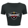 Ladies' Poly-Cotton Crop T-Shirt Thumbnail
