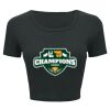Ladies' Poly-Cotton Crop T-Shirt Thumbnail
