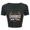 Ladies' Poly-Cotton Crop T-Shirt Thumbnail