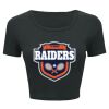 Ladies' Poly-Cotton Crop T-Shirt Thumbnail