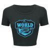 Ladies' Poly-Cotton Crop T-Shirt Thumbnail