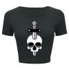 Ladies' Poly-Cotton Crop T-Shirt Thumbnail