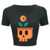 Ladies' Poly-Cotton Crop T-Shirt Thumbnail