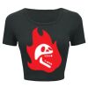 Ladies' Poly-Cotton Crop T-Shirt Thumbnail