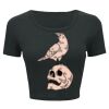 Ladies' Poly-Cotton Crop T-Shirt Thumbnail