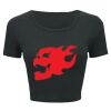 Ladies' Poly-Cotton Crop T-Shirt Thumbnail