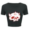 Ladies' Poly-Cotton Crop T-Shirt Thumbnail